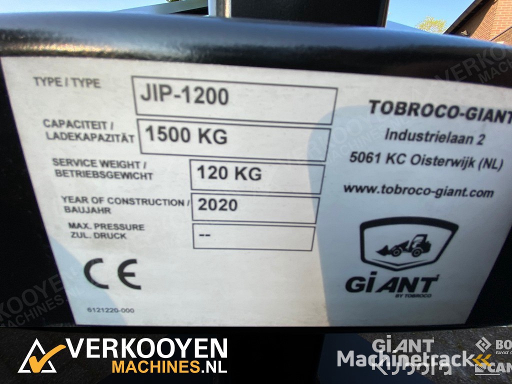 2025 Giant Hijsjib 120cm 1500kg DV1317