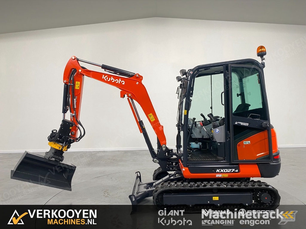 2025 Kubota KX027-4 Hi Spec + Engcon EC204-CW05 ADV1047