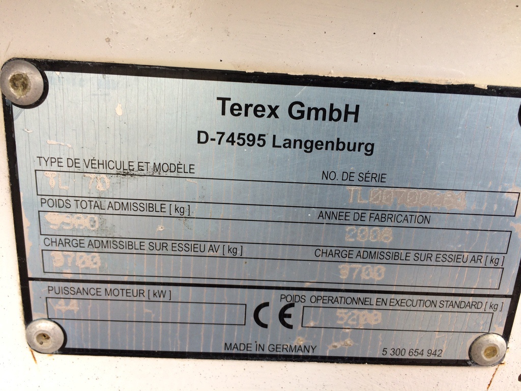 Terex TL70S 2008