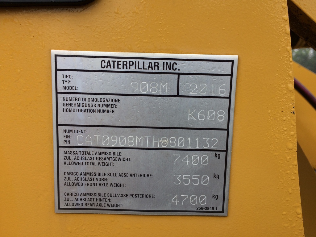 Caterpillar 908M 2016