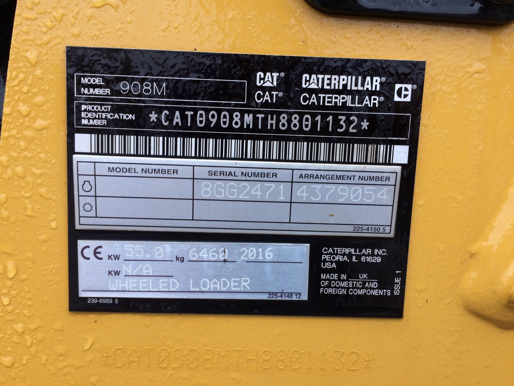 Caterpillar 908M 2016