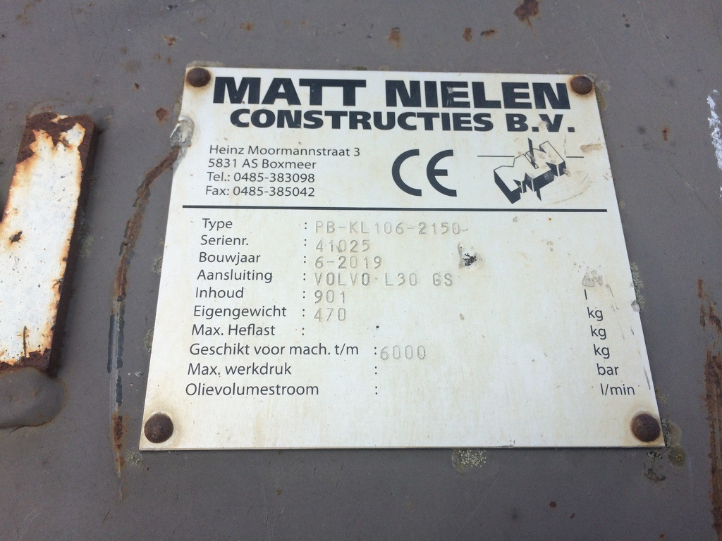 Volvo L30G Puinbak 2019