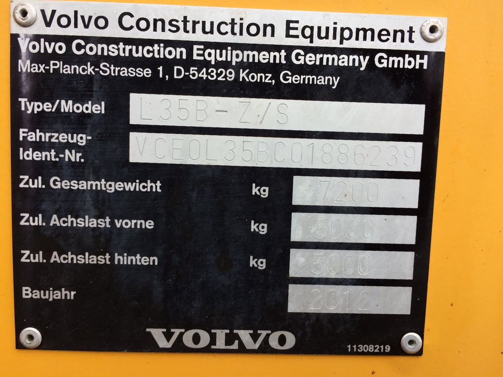 Volvo L35B-Z/S 2012