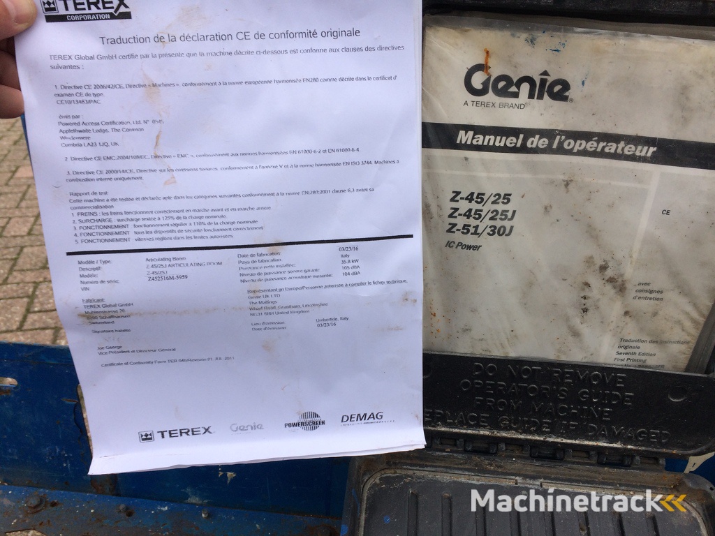 Genie Z45/25J 2016