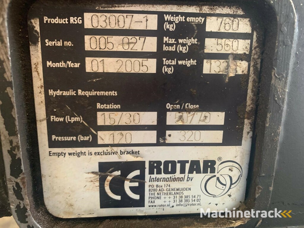 Rotar sorteergrijper