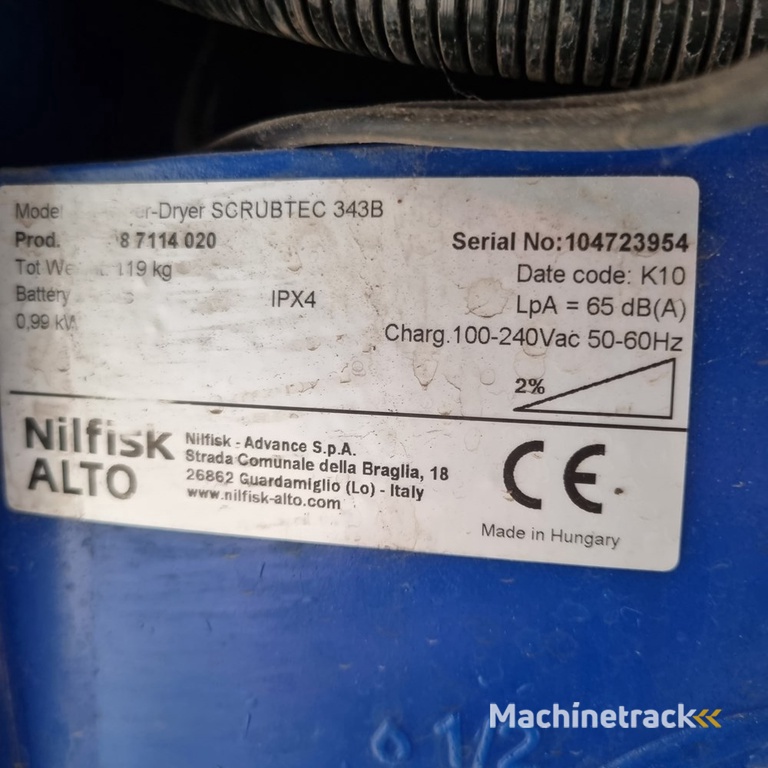 Nilfisk Alto Scrubtec 343 B
