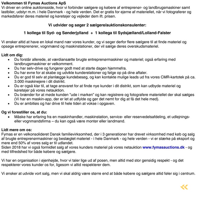 ABC - Vi søger sælgere !