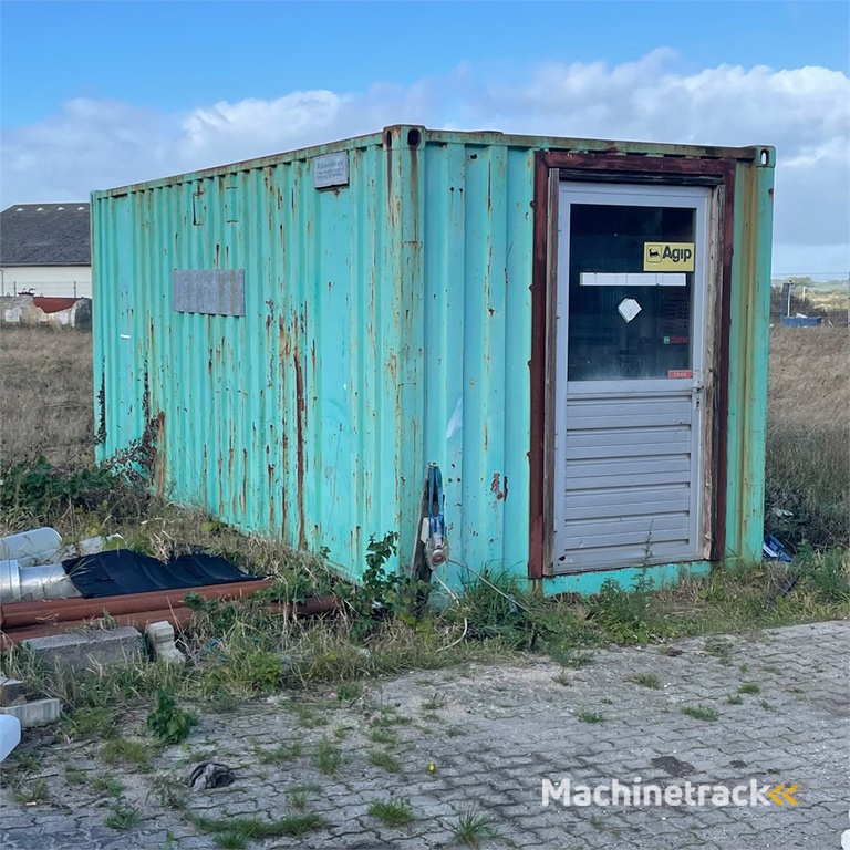 ABC 20 fods container med oliefyr og pillefyr