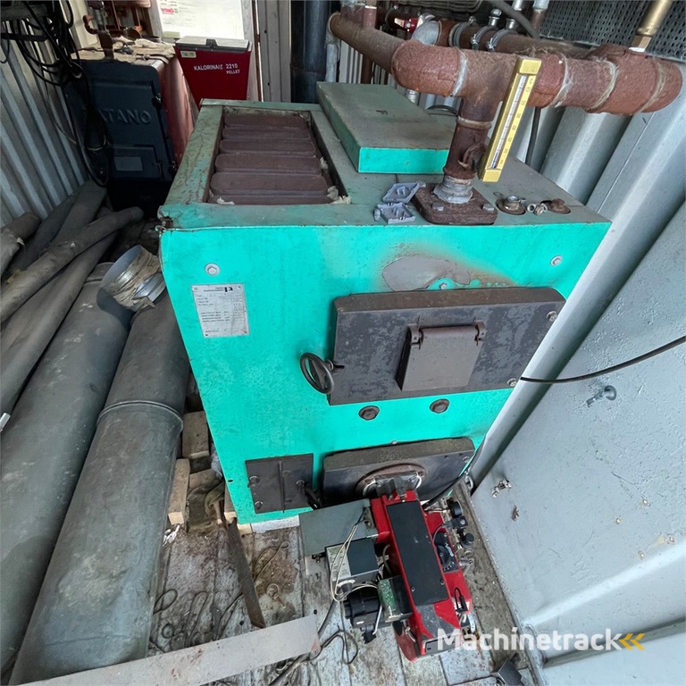 ABC 20 fods container med oliefyr og pillefyr