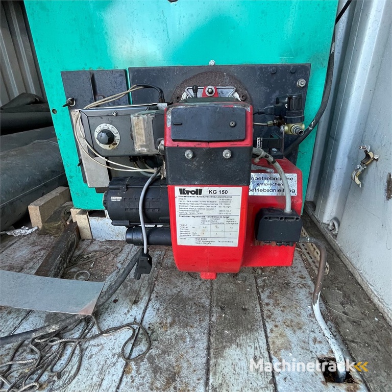 ABC 20 fods container med oliefyr og pillefyr