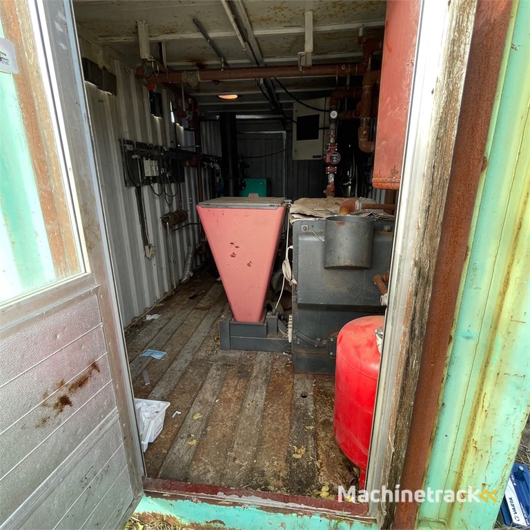 ABC 20 fods container med oliefyr og pillefyr