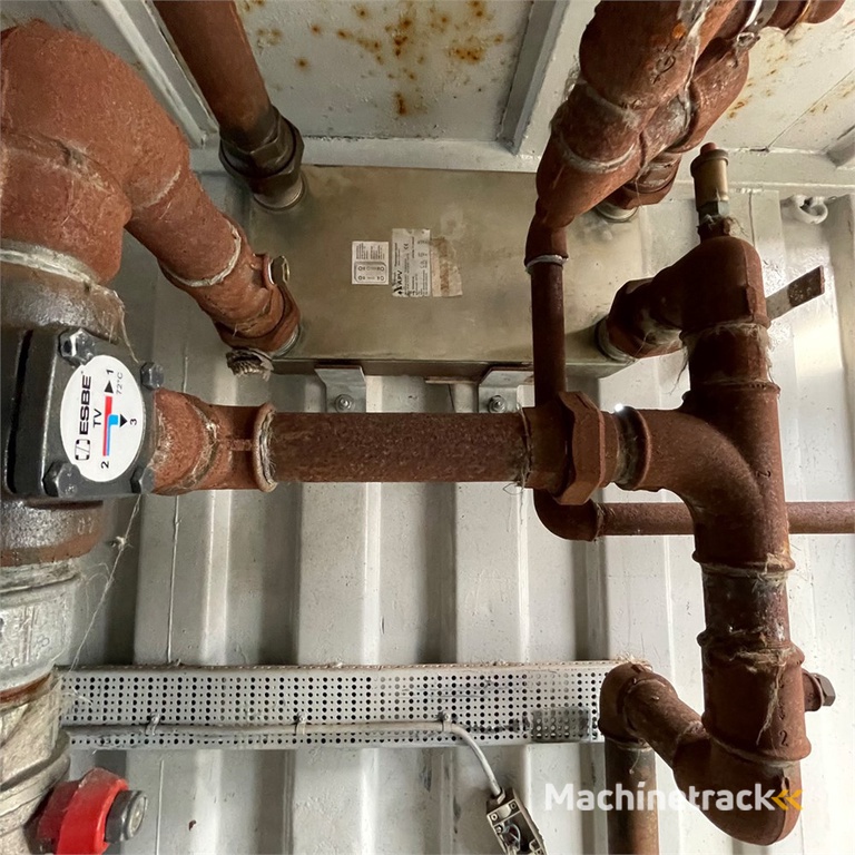 ABC 20 fods container med oliefyr og pillefyr