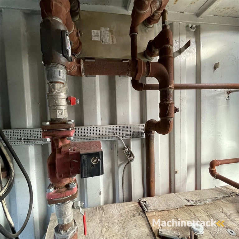 ABC 20 fods container med oliefyr og pillefyr