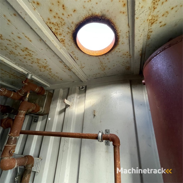 ABC 20 fods container med oliefyr og pillefyr