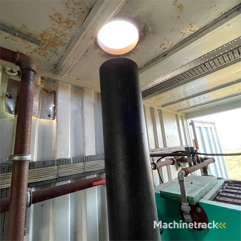 ABC 20 fods container med oliefyr og pillefyr