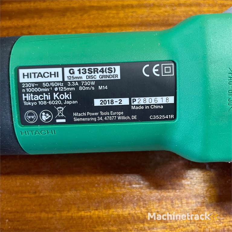Hitachi G13SR4 Vinkelsliber 125mm