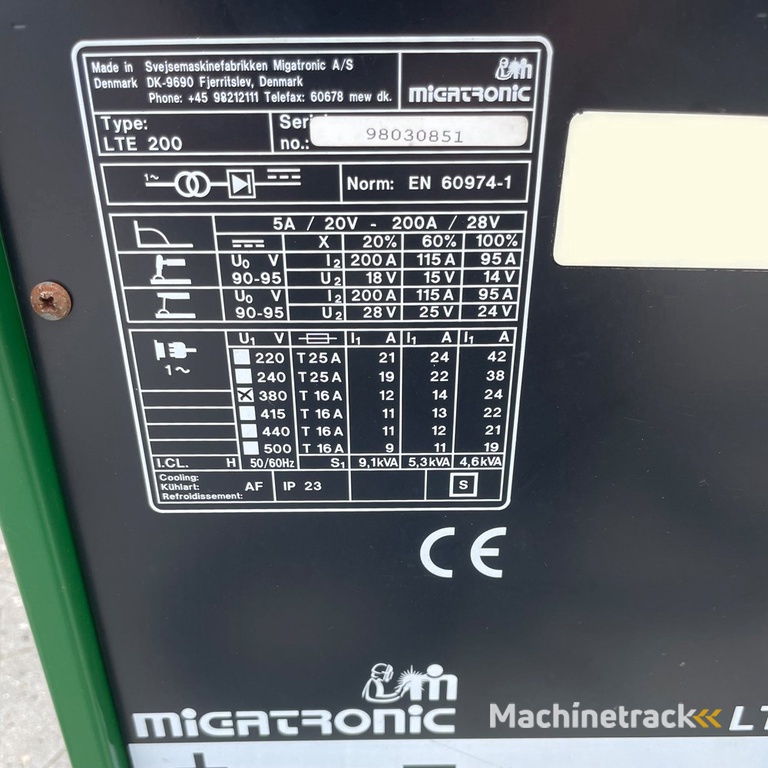 Migatronic LTE 200