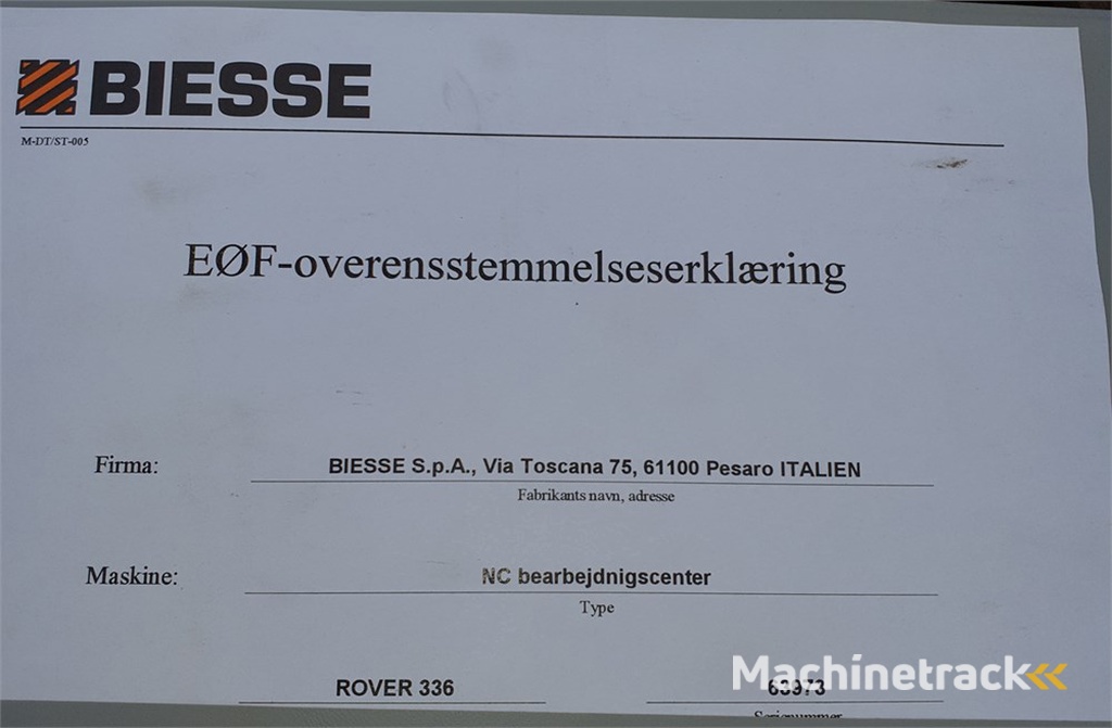 Biesse Rover 336