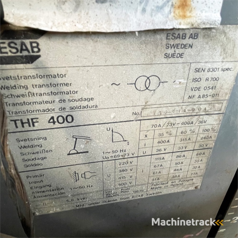 ESAB THF 400