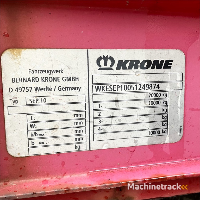 Krone SEP 10