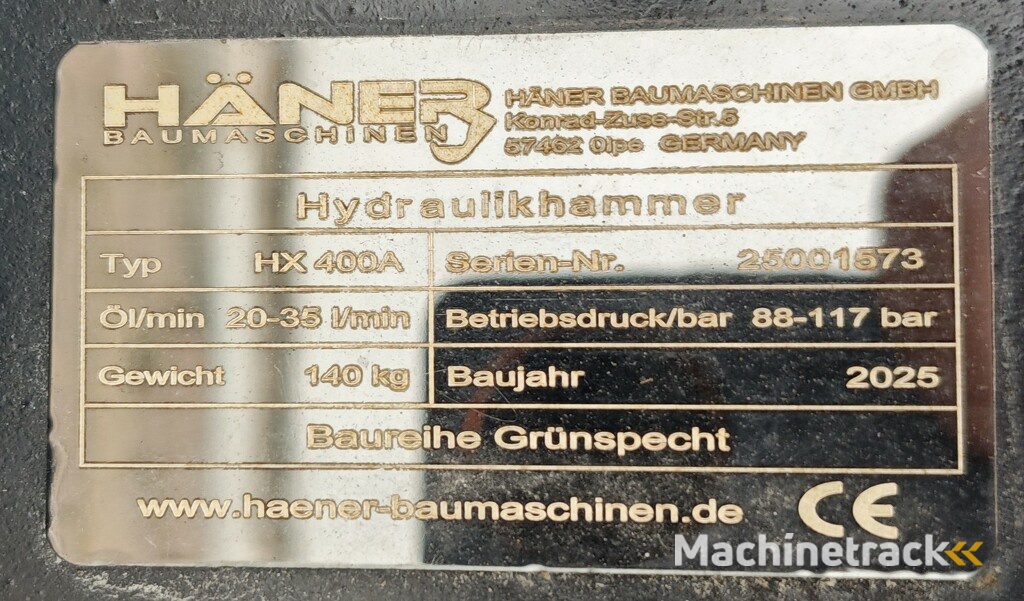 Sloophamer Häner HX 400A