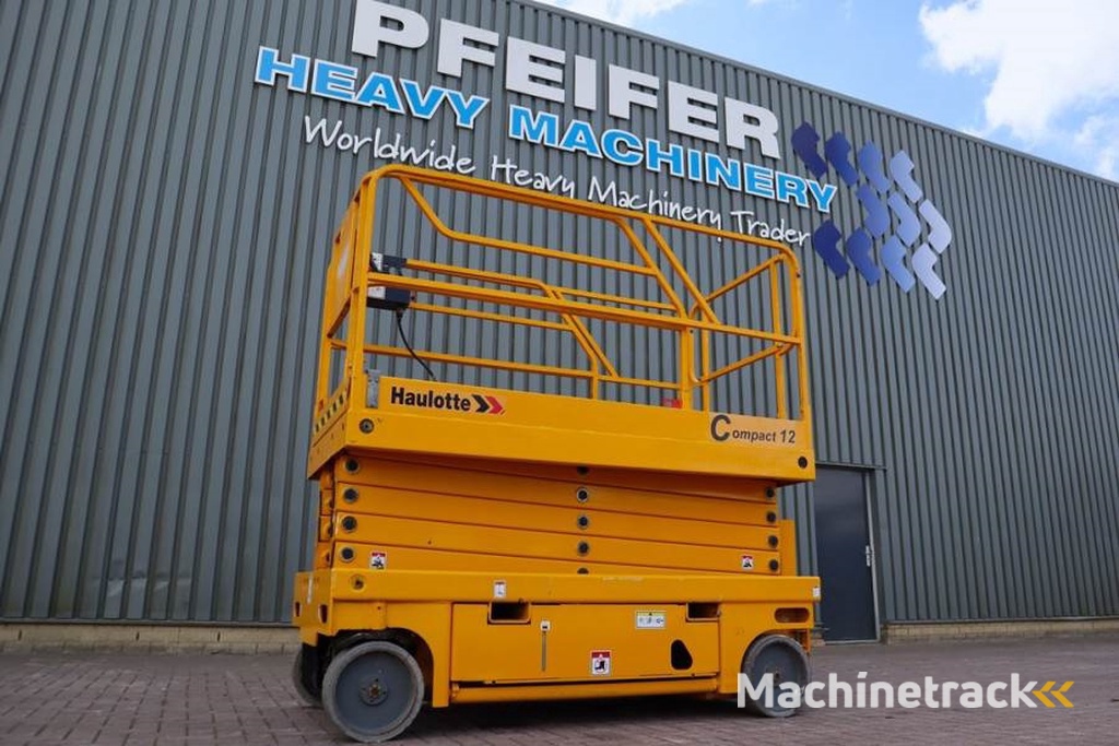 Haulotte Compact 12 Electric, 12m Working Height, 300kg Cap