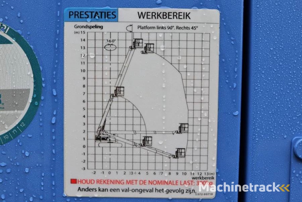 Nagano S15Auj Valid inspection, Diesel, 15 m Working Heig