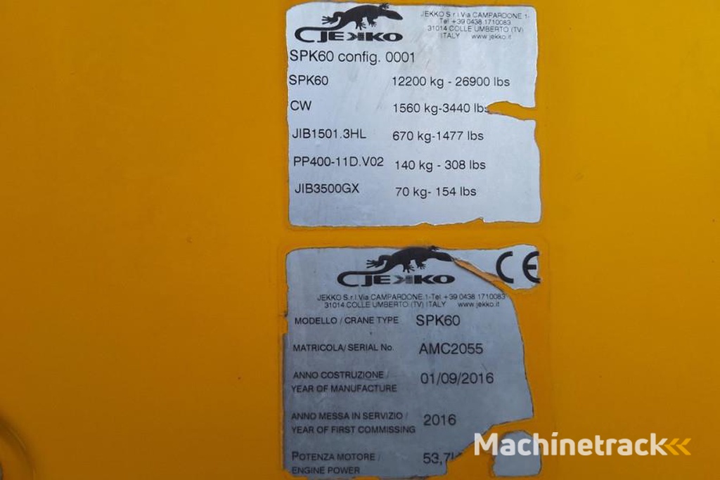 Jekko SPK60 Hybrid - Diesel + Electric, Pick & Carry Fun