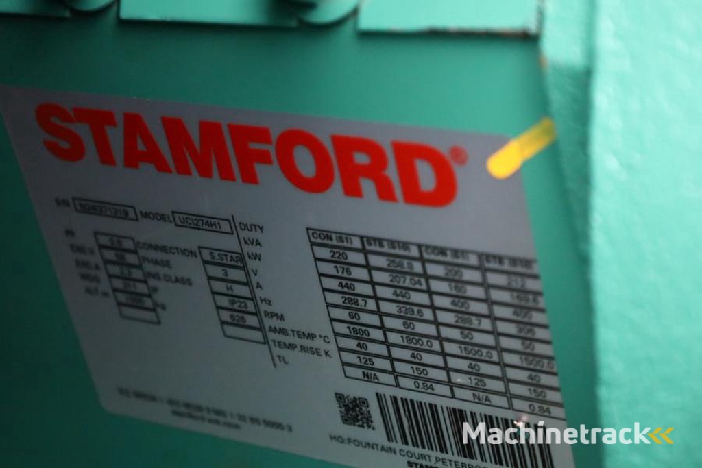 Cummins C220D5EQ Declaration of Conformity, Diesel, 220kVA