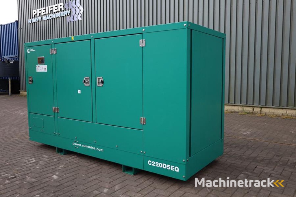 Cummins C220D5EQ Declaration of Conformity, Diesel, 220kVA