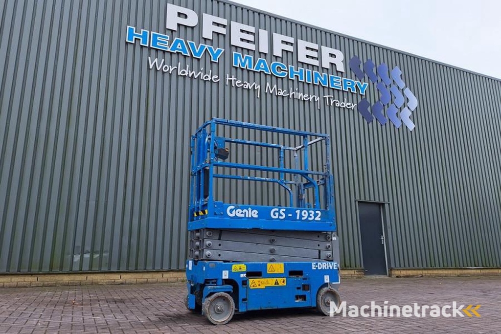 Genie GS1932 E-Drive Several In Stock, 8m Working Height
