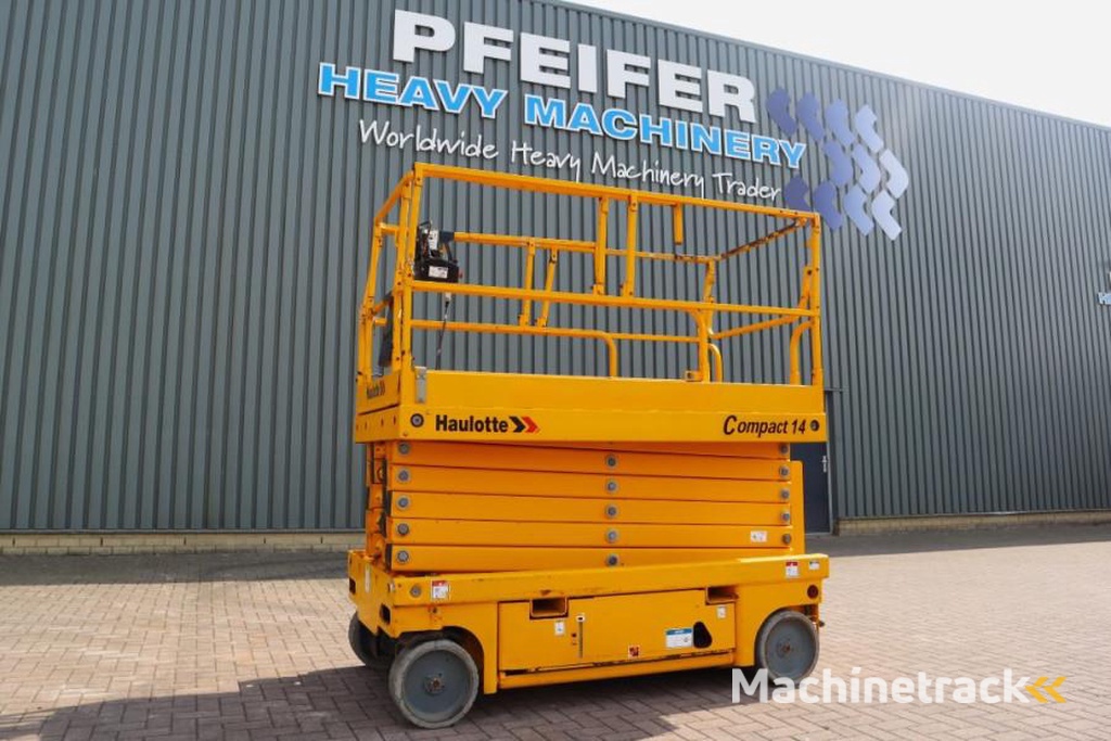 Haulotte Compact 14 Electric, 14m Working Height, 350kg Cap