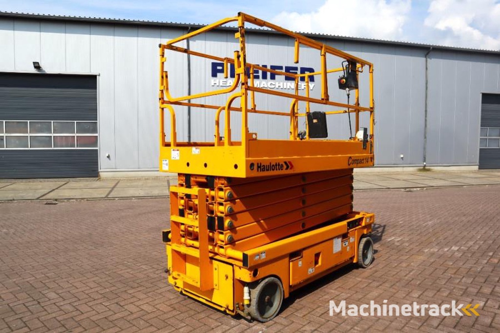 Haulotte Compact 14 Electric, 14m Working Height, 350kg Cap