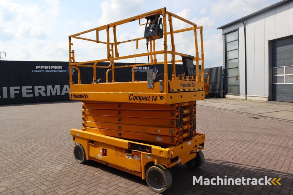 Haulotte Compact 14 Electric, 14m Working Height, 350kg Cap