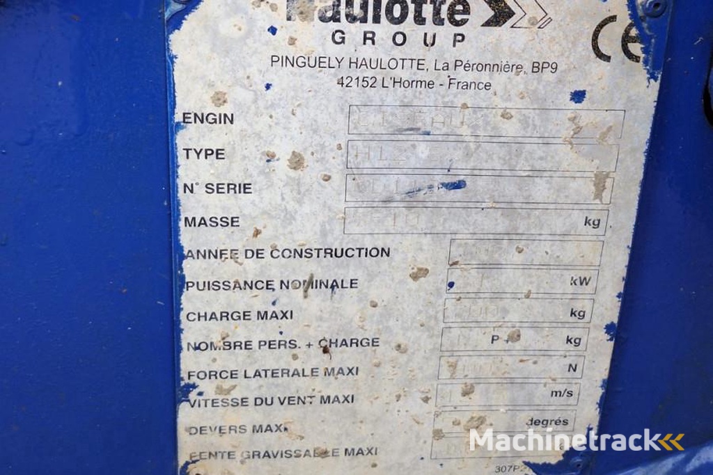 Haulotte H12SX Diesel, 4x4 Drive, 12m Working Height, 700kg