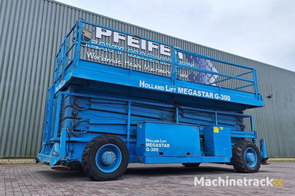 Holland Lift Megastar G300 Diesel, 4x4x4 Drive, 33.5m Working H