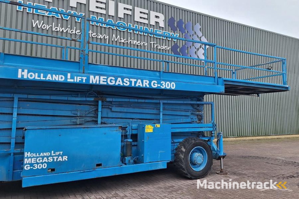 Holland Lift Megastar G300 Diesel, 4x4x4 Drive, 33.5m Working H