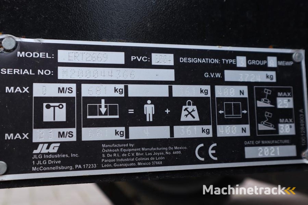 JLG ERT2669 Unused, Electric, 10m Working Height, 680k