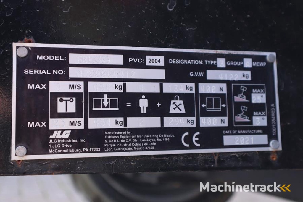 JLG ERT3369 Unused, Diesel, 12m Working Height, 454kg
