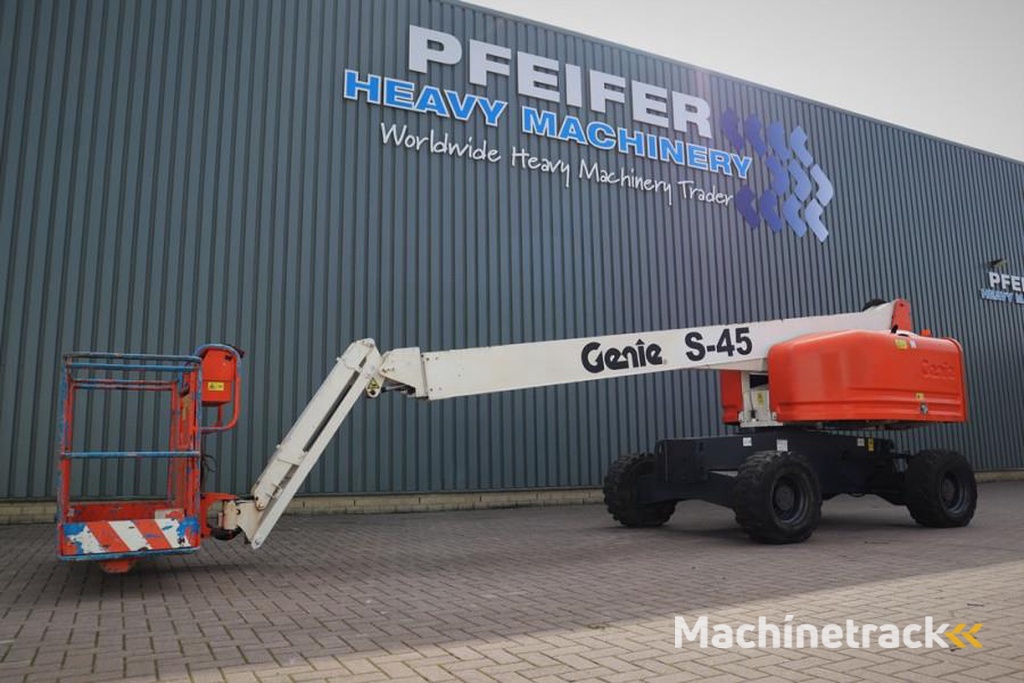 Genie S45 Valid inspection, Diesel, 4x4 Drive, 15.72 m W