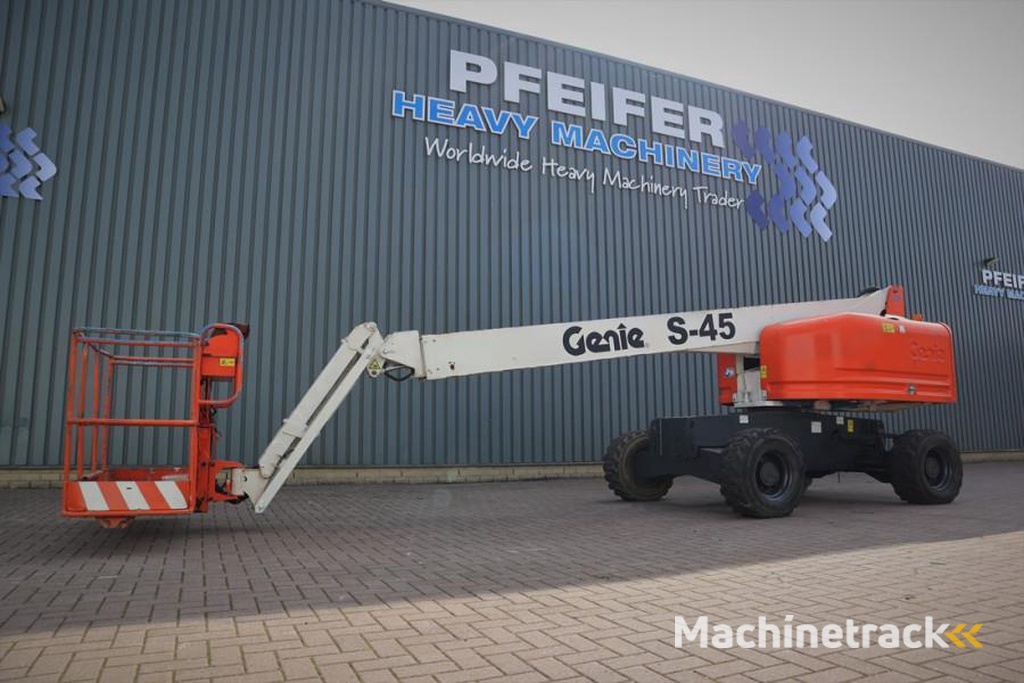 Genie S45 Valid inspection, Diesel, 4x4 Drive, 15.72 m W