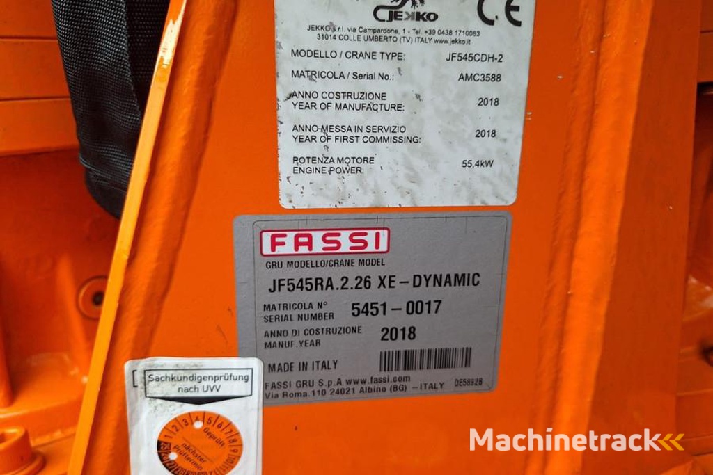 Jekko JF545CDH-2 Diesel/Electric powered, Remote Control