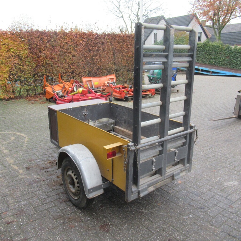 Aanhanger voor Trilplaat te vervoeren