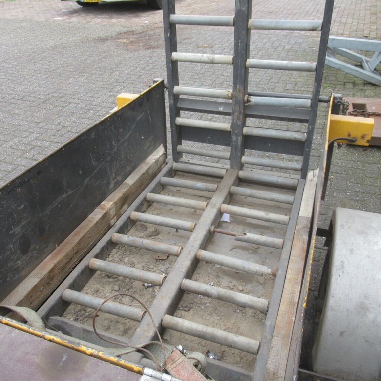 Aanhanger voor Trilplaat te vervoeren