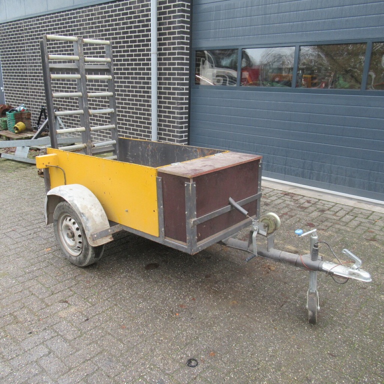 Aanhanger voor Trilplaat te vervoeren