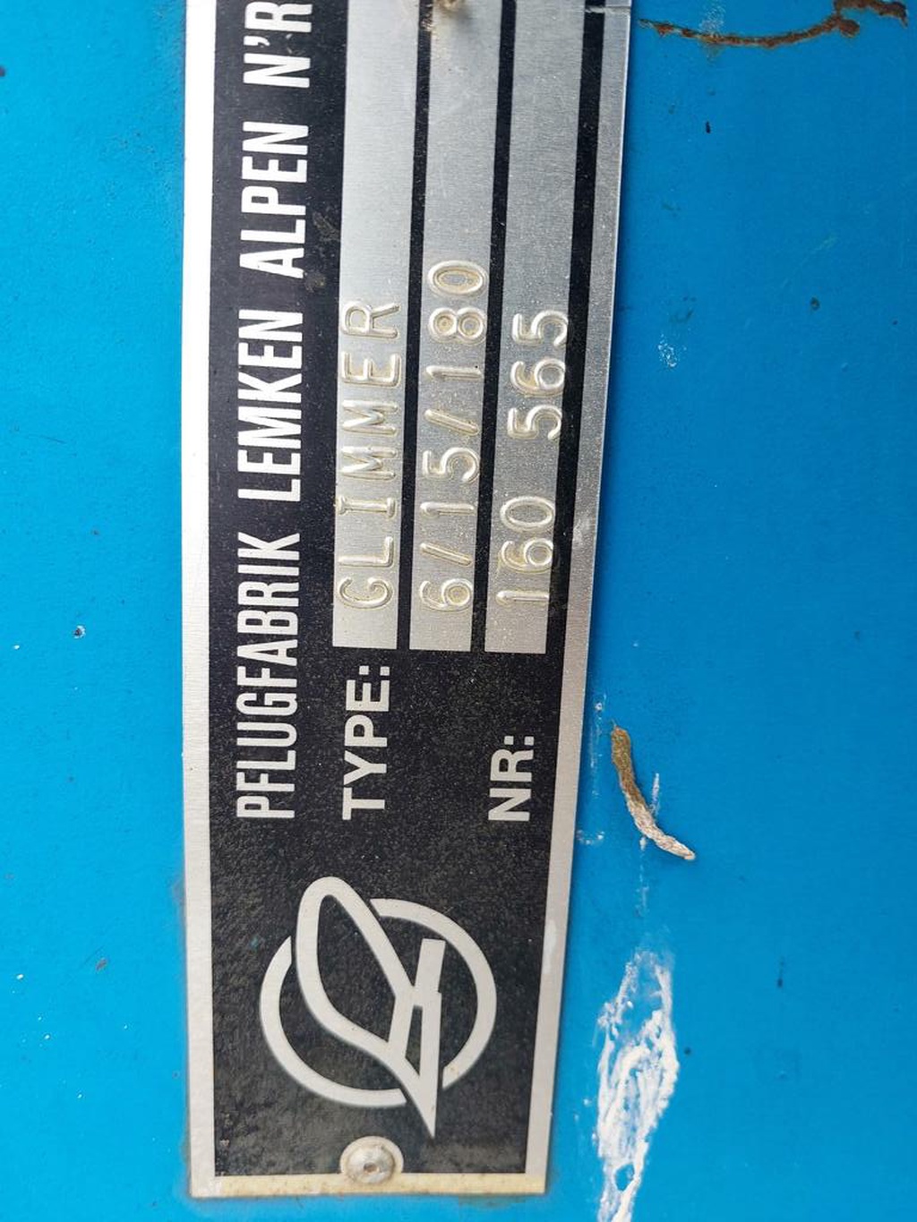 Lemken Glimmer 6 schaar rondgaande ploeg