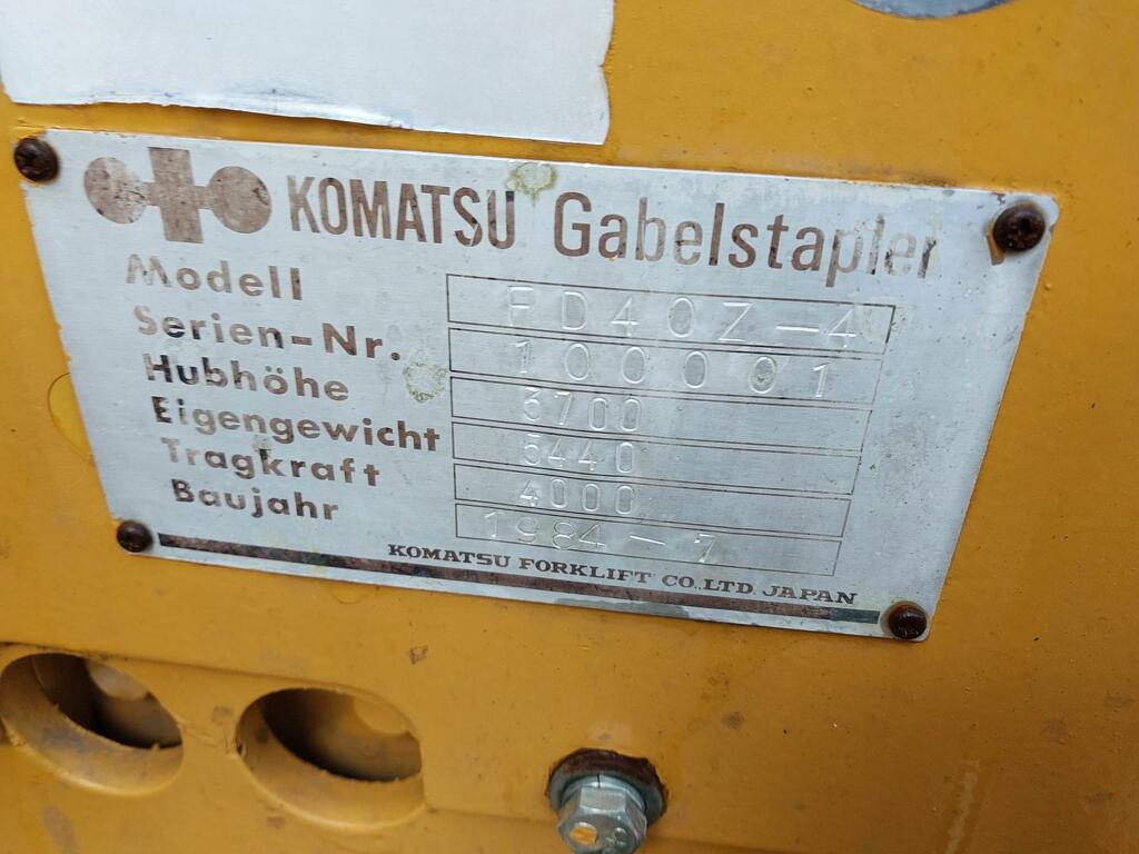 Komatsu FD40 Heftruck 4 ton