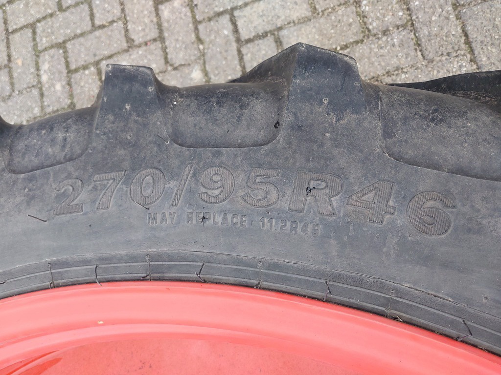 Cultuurwielen 270/95 R46 11.2 R46 kleine steek Claas / Renault