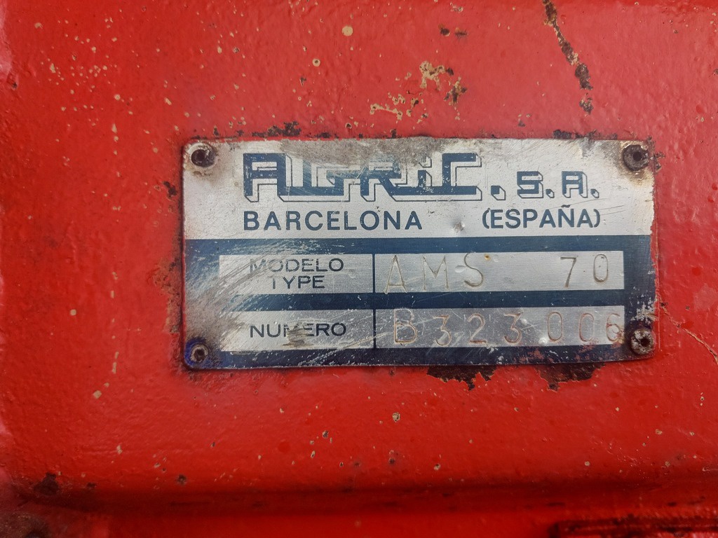 Agric  AMS 70 Grondfrees 180 cm breed