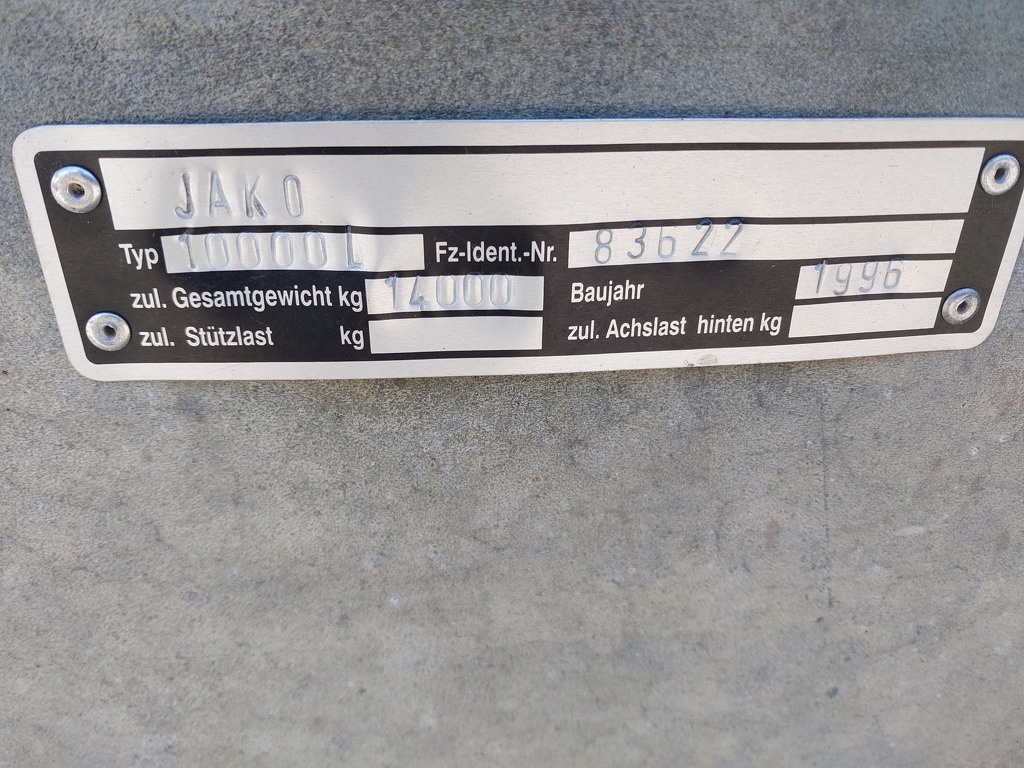 Jako Mesttank 10000 liter met Bouwlandinjecteur